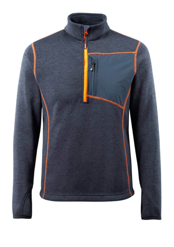 Tröja med kort dragkedja HARDWEAR