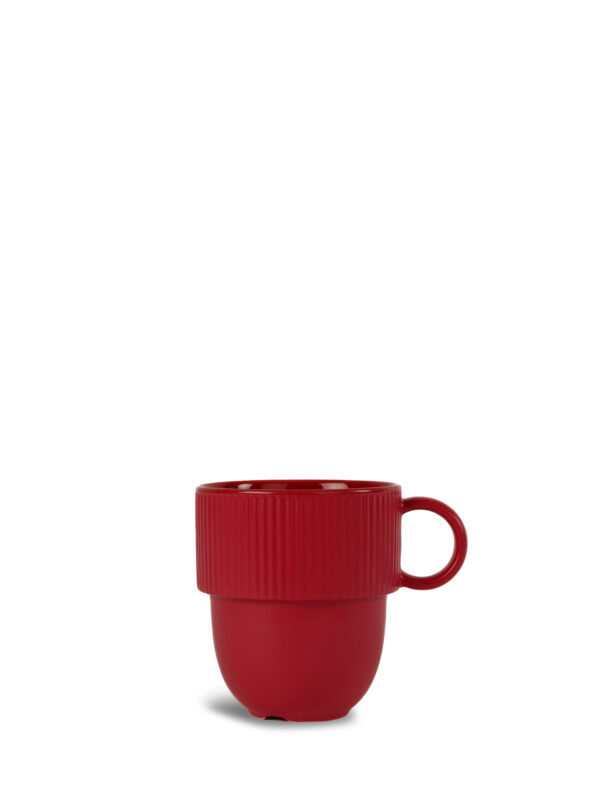 Inka-mugg med öra, röd