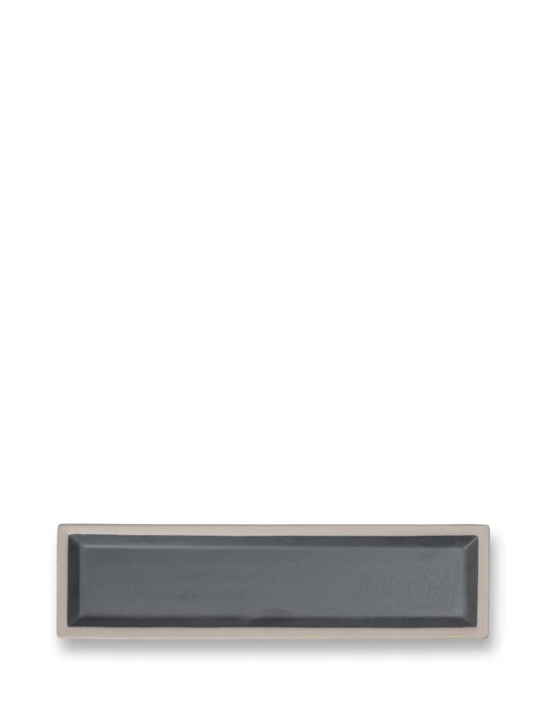 Lång tallrik Fumiko, Beige/svart