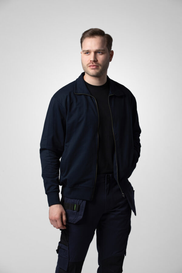 2134 SWEATSHIRT MED DRAGKEDJA OCH DRAGKEDJA - Bild 2