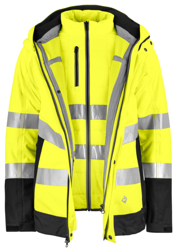 6445 TEKNISK JACKA 3-IN-1 EN ISO 20471 KLASS 3/2
