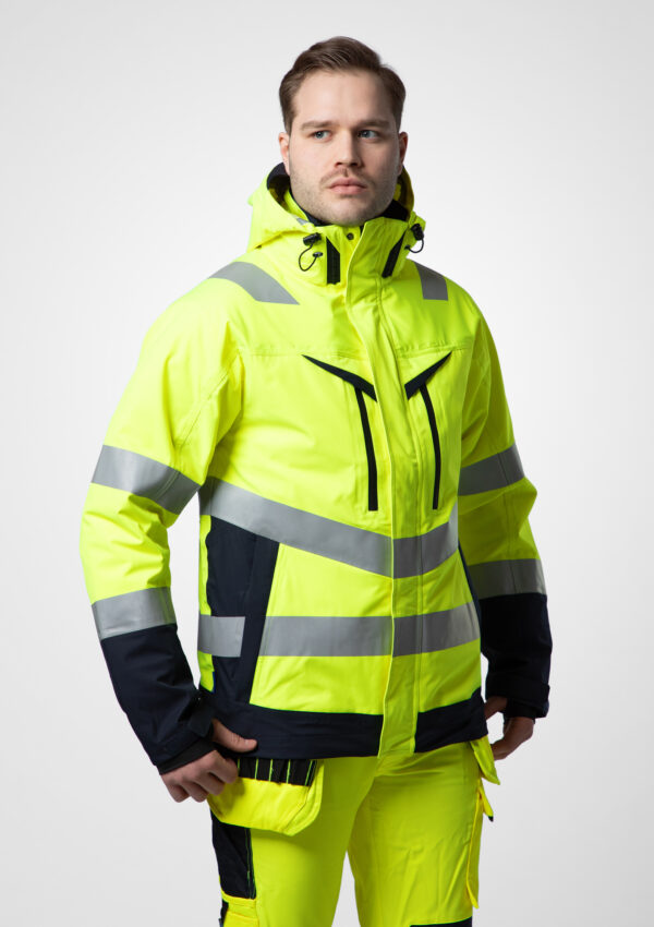 6445 TEKNISK JACKA 3-IN-1 EN ISO 20471 KLASS 3/2 - Bild 2