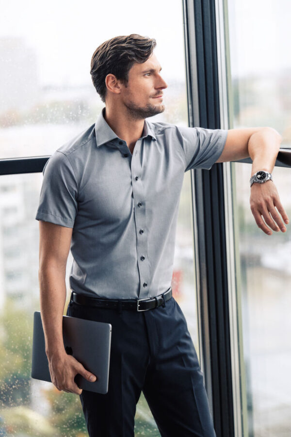 YB50 Twill S/S Regular - Kuva 7